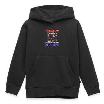 Geschichte Warnung Geschichtslehrer für Geschichts - Kinder Premium Organic Hoodie - Schwarz - Vorne - AI Model Kid Male (0cm)