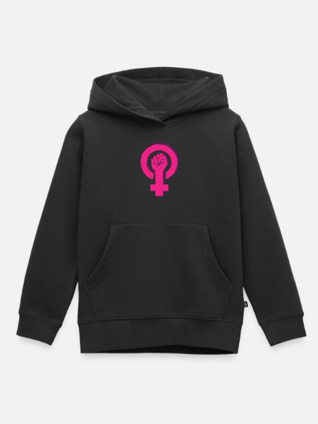 Vrouwen Empowerment Emancipatie Vrouwenrechten Vrouwen - Kinder Premium hoodie biologisch - zwart