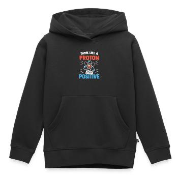 Chimiste Laboratoire Tableau périodique Alchimie neutronique - Sweat Premium à capuche enfant bio - noir - Devant - AI Model Kid Male (0cm)