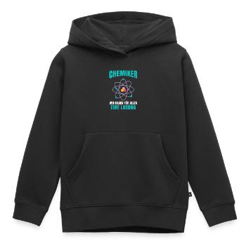 Chemie - Kinder Premium Organic Hoodie - Schwarz - Vorne - AI Model Kid Male (0cm)