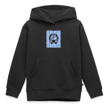 Bus Bus driver School bus Bus - Kids Premium Organic Hoodie - black - Front - AI Model Kid Male (0cm)