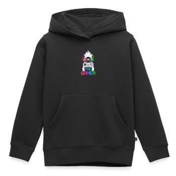 Pro Gamer - Kinder Premium Organic Hoodie - Schwarz - Vorne - AI Model Kid Male (0cm)