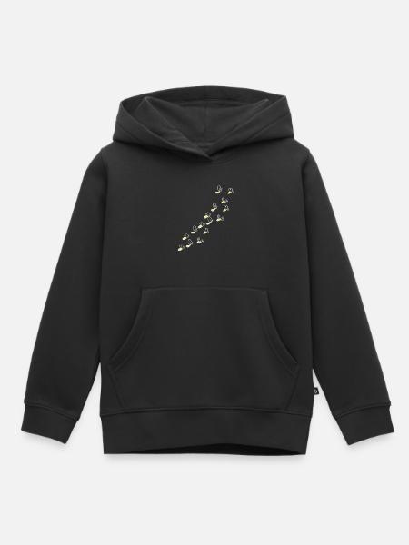Abeilles Apiculteurs - Sweat Premium à capuche enfant bio - noir