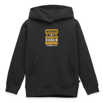 Amas d’abeilles bourdons abeille abeille miel insecte - Sweat Premium à capuche enfant bio - noir - Devant - AI Model Kid Male (0cm)