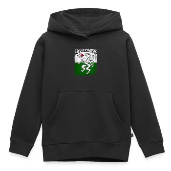 Steiermark - Kinder Premium Organic Hoodie - Schwarz - Vorne - AI Model Kid Male (0cm)