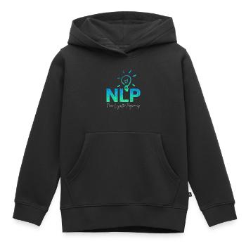 NLP programmation neuro linguistique pour coach - Sweat Premium à capuche enfant bio - noir - Devant - AI Model Kid Male (0cm)