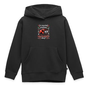 Marienkäfer Marienkäferflügel Maikäfer - Kinder Premium Organic Hoodie - Schwarz - Vorne - AI Model Kid Male (0cm)