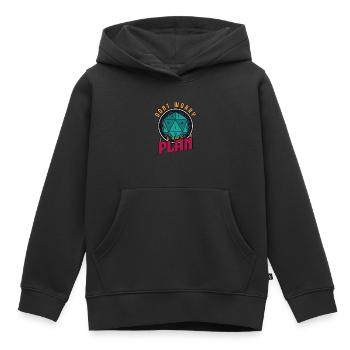 Rollenspiel W20 Würfel - Kinder Premium Organic Hoodie - Schwarz - Vorne - AI Model Kid Male (0cm)
