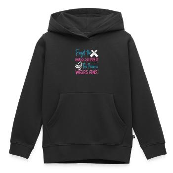 Scuba Diving Diver Girl Forget - Sweat Premium à capuche enfant bio - noir - Devant - AI Model Kid Male (0cm)