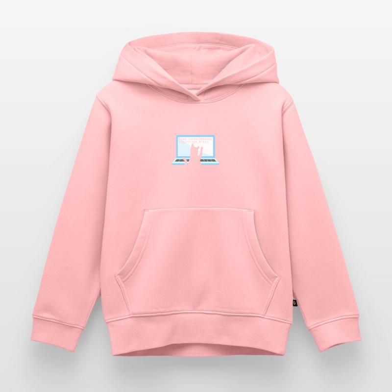 Katze als Programmierer Coder Katzenbesitzer Kinder Premium Organic Hoodie