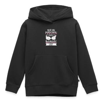 Wachtel Mädchen Legewachtel Geschenk Kinder - Kinder Premium Organic Hoodie - Schwarz - Vorne - AI Model Kid Male (0cm)