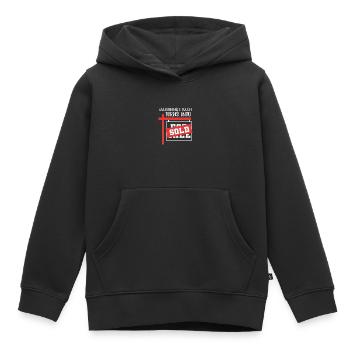Vermieter Immobilienmakler Agent Makler Geschenk - Kinder Premium Organic Hoodie - Schwarz - Vorne - AI Model Kid Male (0cm)