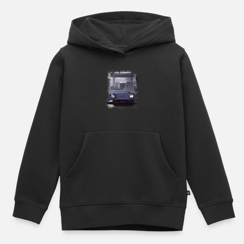 Multicar M25 - Kinder Premium Organic Hoodie - Schwarz
