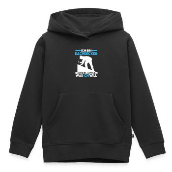Dachdecker - Kinder Premium Organic Hoodie - Schwarz - Vorne - AI Model Kid Male (0cm)