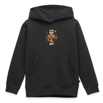 Funny Lindy Hop Swing Dance - Kids Premium Organic Hoodie - black - Front - AI Model Kid Male (0cm)
