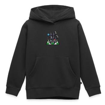 Chess Board Chess Pieces Fighter Chess - Kids Premium Organic Hoodie - black - Front - AI Model Kid Male (0cm)