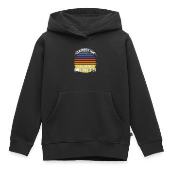 VERTRAUT MIR ICH BIN BÜRGERMEISTER - Kinder Premium Organic Hoodie - Schwarz - Vorne - AI Model Kid Male (0cm)
