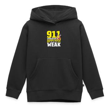 Notruf Disponent Notfall Ersthelfer Dispon - Kinder Premium Organic Hoodie - Schwarz - Vorne - AI Model Kid Male (0cm)