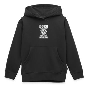 Doko is not only my Life It's much more Important - Kinder Premium Organic Hoodie - Schwarz - Vorne - AI Model Kid Male (0cm)