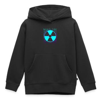 Radiologue en radiologie Rad Tech Retro - Sweat Premium à capuche enfant bio - noir - Devant - AI Model Kid Male (0cm)