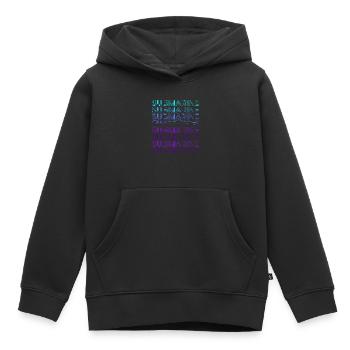 Rétro sous-marin - Sweat Premium à capuche enfant bio - noir - Devant - AI Model Kid Male (0cm)