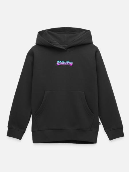 Eishockey - Kinder Premium Organic Hoodie - Schwarz
