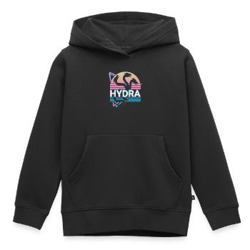 Hydra Ancient Greek Mythology Retro - Kids Premium Organic Hoodie - black - Front - AI Model Kid Male (0cm)