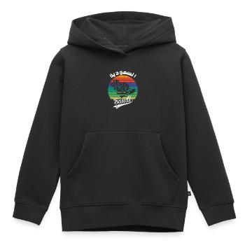 Saudi-Arabien Nationalfeiertag KSA Retro Vintage - Kinder Premium Organic Hoodie - Schwarz - Vorne - AI Model Kid Male (0cm)