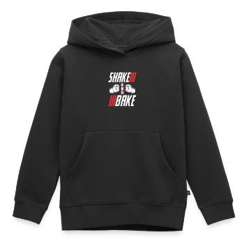 Shake And Bake - Kinder Premium Organic Hoodie - Schwarz - Vorne - AI Model Kid Male (0cm)