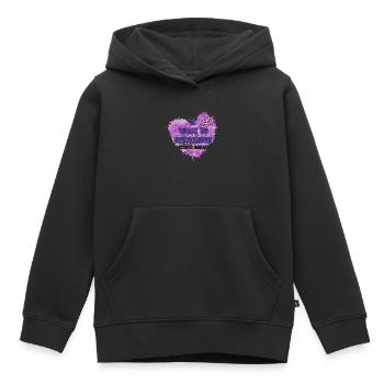 Alzheimer's Disease Brain Forgotten Forgetful - Kids Premium Organic Hoodie - black - Front - AI Model Kid Male (0cm)