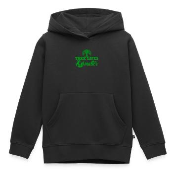 Environnement Conservation de la nature Protection de l’environnement - Sweat Premium à capuche enfant bio - noir - Devant - AI Model Kid Male (0cm)
