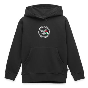 Palestine Cadeau Gratuit Palestine Bande de Gaza - Sweat Premium à capuche enfant bio - noir - Devant - AI Model Kid Male (0cm)