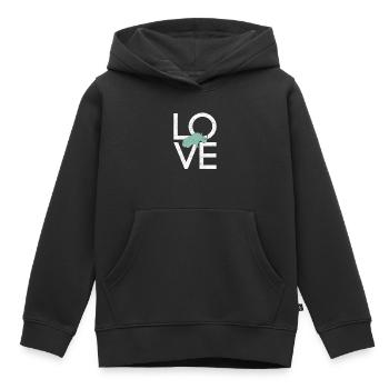 Nashorn - Kinder Premium Organic Hoodie - Schwarz - Vorne - AI Model Kid Male (0cm)