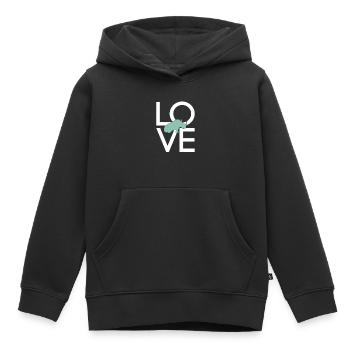 Nashorn - Kinder Premium Organic Hoodie - Schwarz - Vorne - AI Model Kid Male (0cm)