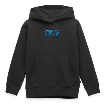 Apnea Diver Apnéiste Scuba Diver - Sweat Premium à capuche enfant bio - noir - Devant - AI Model Kid Male (0cm)