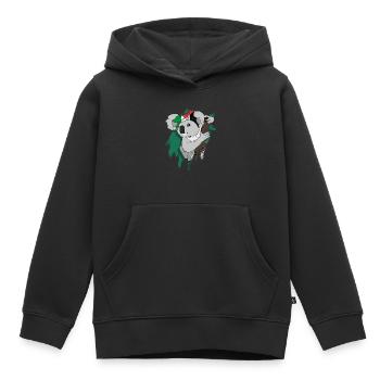 Palestine - Sweat Premium à capuche enfant bio - noir - Devant - AI Model Kid Male (0cm)
