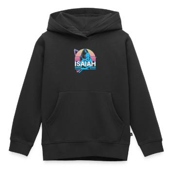 Isaiah Israelite Prophet Jew Jew - Kids Premium Organic Hoodie - black - Front - AI Model Kid Male (0cm)