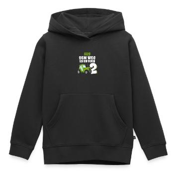 Lustige Bauernhof Traktor Geburtstag Geschenkideen - Kinder Premium Organic Hoodie - Schwarz - Vorne - AI Model Kid Male (0cm)