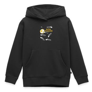 ALTENPFLEGERIN - Kinder Premium Organic Hoodie - Schwarz - Vorne - AI Model Kid Male (0cm)