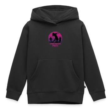 Spuk-Party - Kinder Premium Organic Hoodie - Schwarz - Vorne - AI Model Kid Male (0cm)