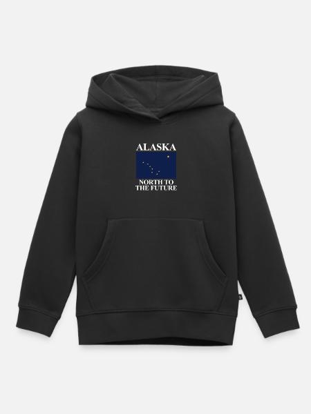 Alaska - Kinder Premium Organic Hoodie - Schwarz