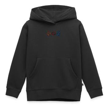 Cookie cutter baking pan - Kids Premium Organic Hoodie - black - Front - AI Model Kid Male (0cm)