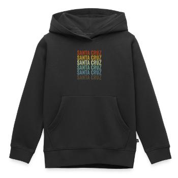 Santa Cruz Bolivie Rétro Vintage - Sweat Premium à capuche enfant bio - noir - Devant - AI Model Kid Male (0cm)