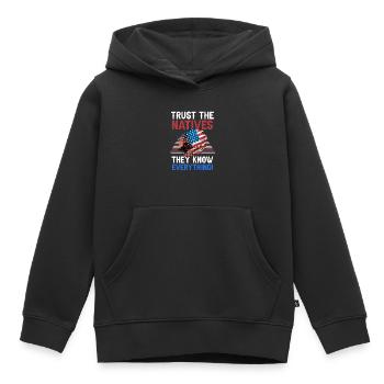 Amerikanischer Kopfschmuck Erste Amerikaner Native - Kinder Premium Organic Hoodie - Schwarz - Vorne - AI Model Kid Male (0cm)