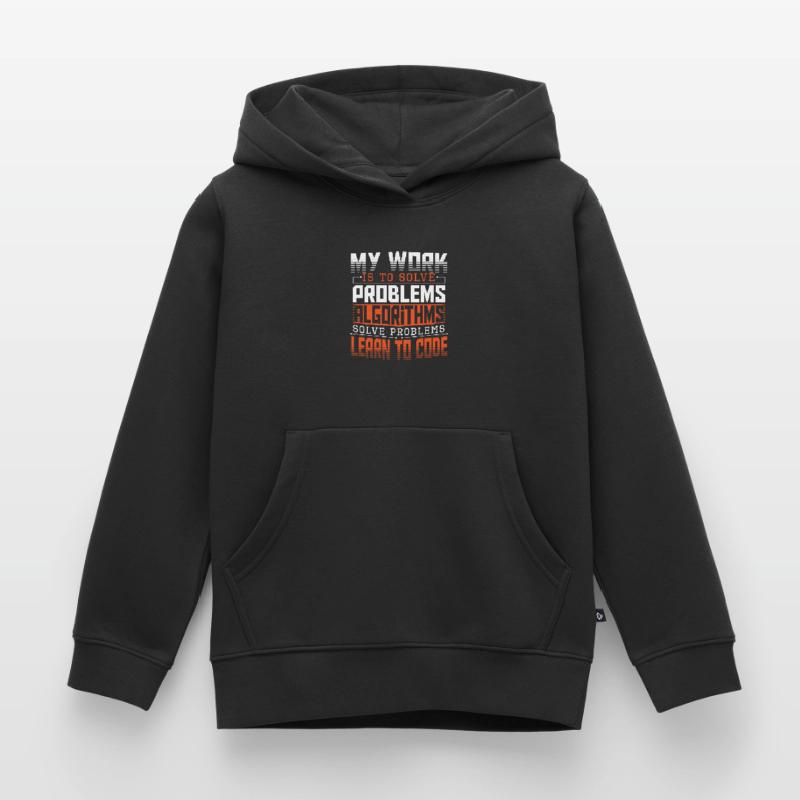 HTML Computer Engineer Hacker Kids Premium Organic Hoodie