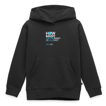 Wie viele kühle Nächte? - Kinder Premium Organic Hoodie - Schwarz - Vorne - AI Model Kid Male (0cm)