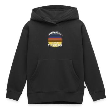 VERTRAUT MIR ICH BIN MECHATRONIKER - Kinder Premium Organic Hoodie - Schwarz - Vorne - AI Model Kid Male (0cm)