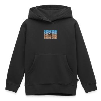 Dromadaire - Sweat Premium à capuche enfant bio - noir - Devant - AI Model Kid Male (0cm)