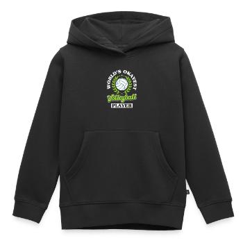 Volleyball Players Coaching Team - Kids Premium Organic Hoodie - black - Front - AI Model Kid Male (0cm)