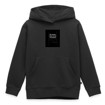Ich bin sehr hübsch - Kinder Premium Organic Hoodie - Schwarz - Vorne - AI Model Kid Male (0cm)